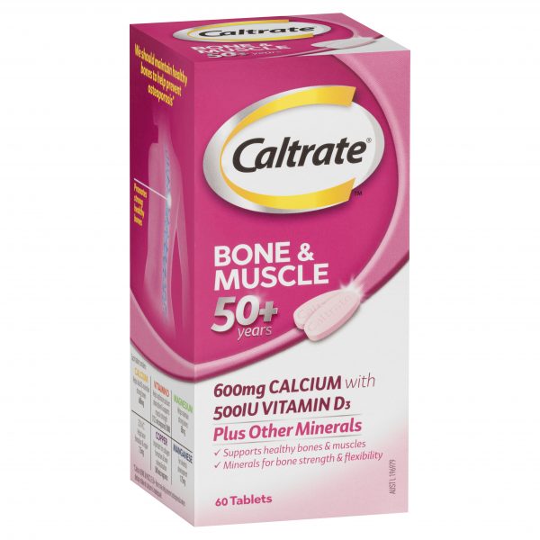 Caltrate Bone & Muscle 50+ Years Tablets (Bottle of 100)