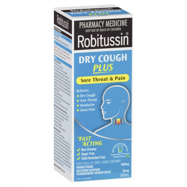 Robitussin Dry Cough Plus Mixture 240ml