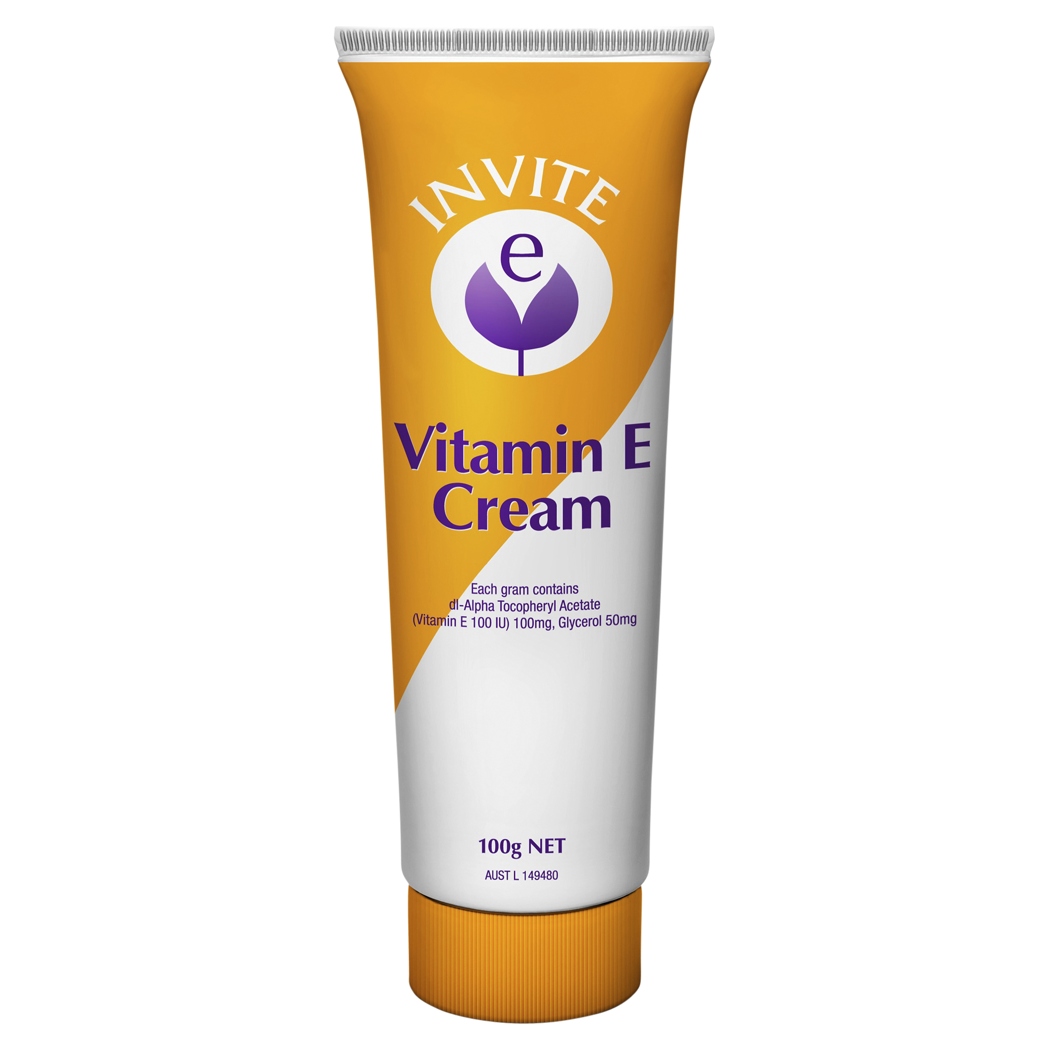 Buy Invite E Vitamin E Cream Tube 100g Online - eMedical