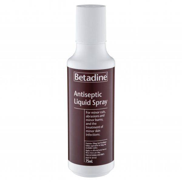 Betadine Antiseptic Liquid Spray 5% - 75ml