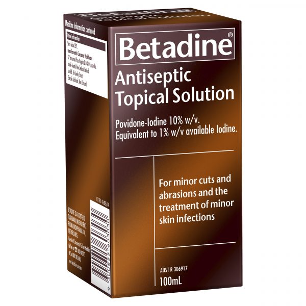 Betadine Antiseptic Topical Solution - 100ml