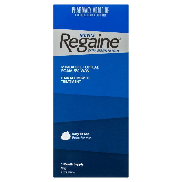 Regaine Hair Loss Foam Treatment For Men 1 Month Supply (1x60g Bottle)