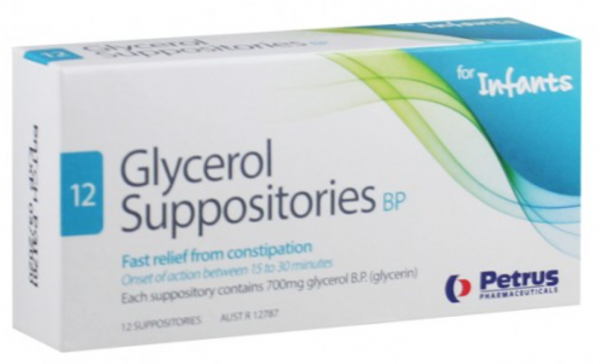 Glycerol Infant Petrus 0.7g - 12 suppositories