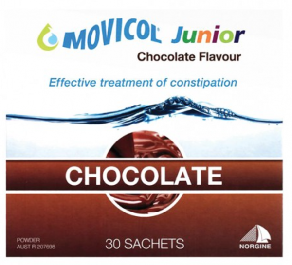 Movicol Powder Junior Chocolate Flavour Sachets (Pack of 30)