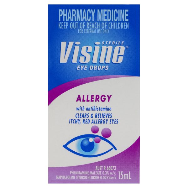 Visine Eye Drops Allergy With Antihistamine 15ml